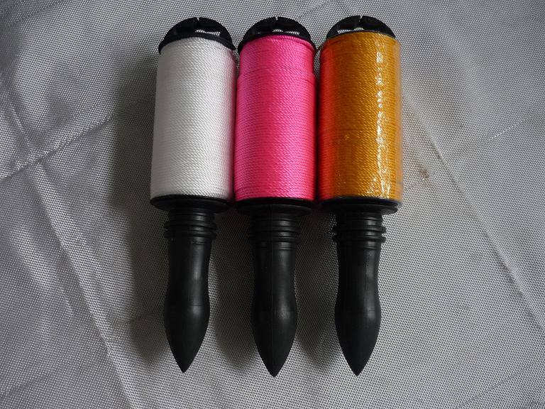 Retail builders line on rewind spools (white, pink and gold)